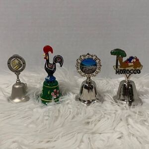 BELL Collectors souvenirs from Prague, Portugal Mijas Morocco all NWT  NWOT